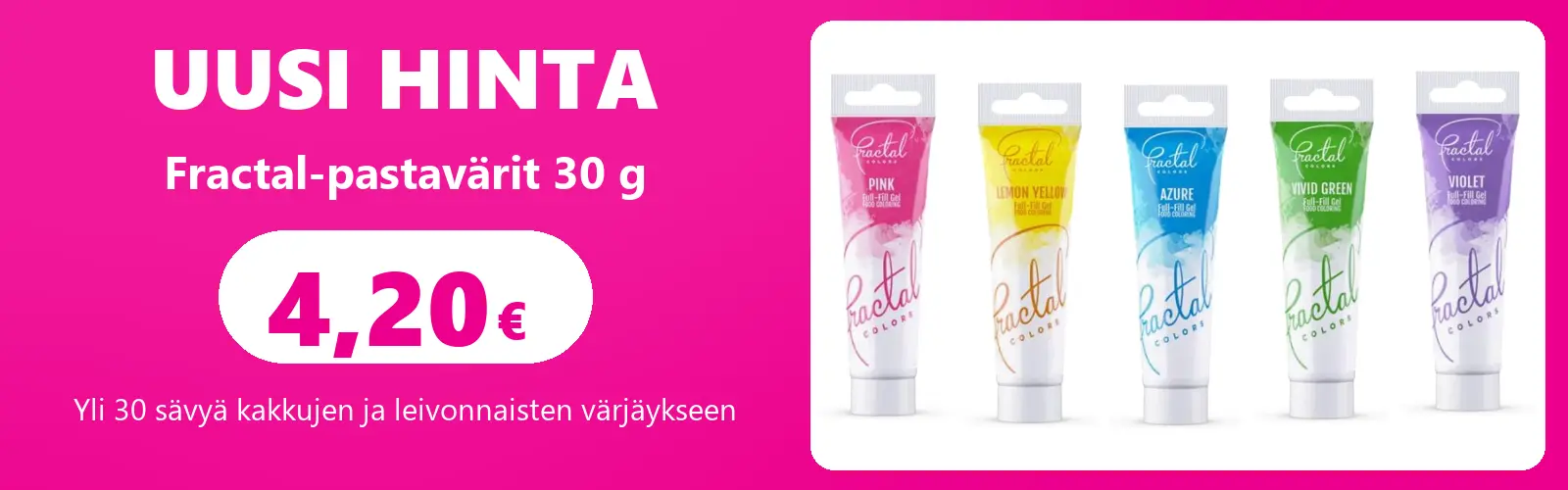 Fractal pastavärit - UUSI HINTA