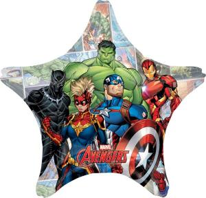 Foliopallo Avengers 71cm - tähti