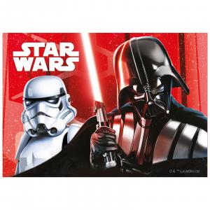 Syötävä kakkukuva Star Wars suorakulmio 14,8 x 21 cm
