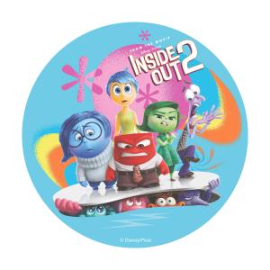 Syötävä kakkukuva Inside Out 2, 20 cm