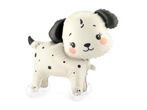 Foliopallo koira pyörillä, 70 x 59 cm ilmatäytteinen