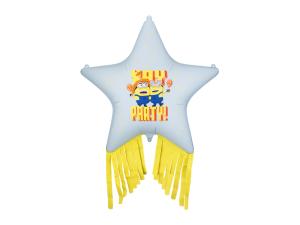 Minions tähti foliopallo hapsuilla 72 x 72 cm