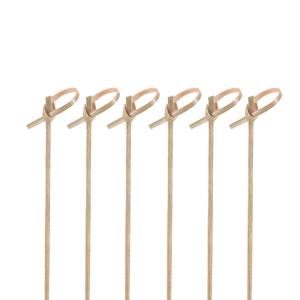 Cocktailtikut bambua solmulla 12 cm, 50 kpl