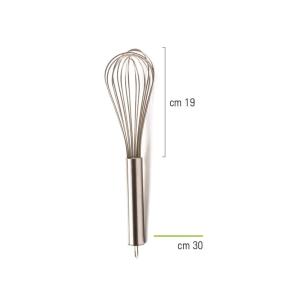 Vispilä ruostumaton teräs 30 cm