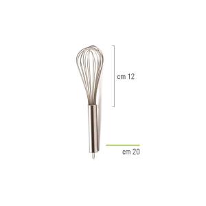 Vispilä ruostumaton teräs 20 cm