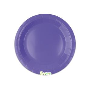 Pahvilautaset violetti 18 cm, 25 kpl