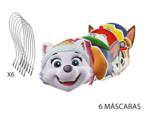 Ryhmä Hau pahvinaamarit, 6 kpl