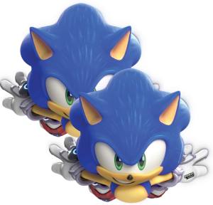 Sonic pahvinaamarit, 6 kpl