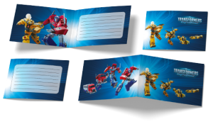 Transformers kutsukortit, 6 kpl