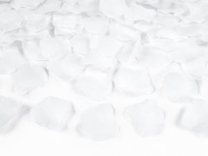Konfettitykki valkoiset ruusunterälehdet 40 cm