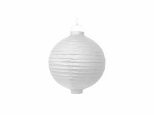 Puutarha-paperilamppu valolla valkoinen 30 cm, 1 kpl