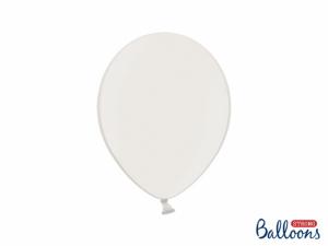 Vahvat ilmapallot metalli valkoinen 27cm, 100 kpl