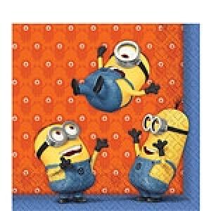 Minion Itse ilkimys isot lautasliinat, 20 kpl