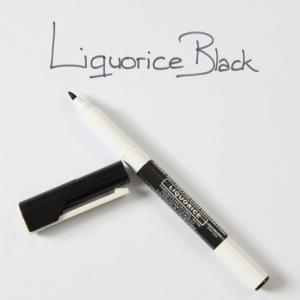 Elintarviketussi Liquorice Black (musta) - Sugarflair Sugar Art