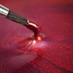 Metallinhohtoinen maali, Red (punainen) - Rainbow Dust