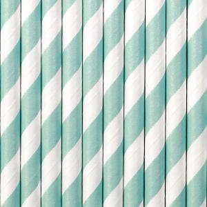 Paperipillit raidat / "stripes" taivaansininen, 10 kpl
