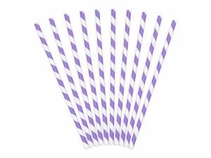 Paperipillit raidat / "stripes" violetti, 10 kpl