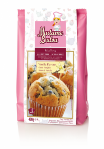 Madame Loulou gluteeniton vaniljanmakuinen muffinssijauhoseos, 400 g