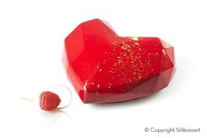 Silikomart Professionalin silikonivuoka sydän "Amore Origami"