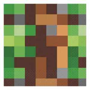 Minecraft TNT party isot lautasliinat, 16 kpl