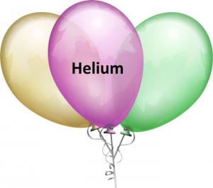Heliumtäyttö pieni pallo - 30cm alle