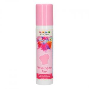 Velvet spray vaaleanpunainen 100ml - Funcakes