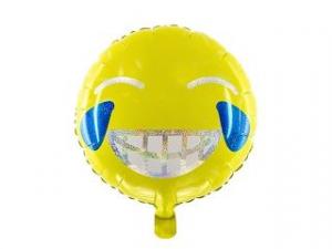 Foliopallo emoji naurava