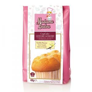 Madame Loulou gluteeniton vaniljanmakuinen kuppikakkujauhoseos, 400 g