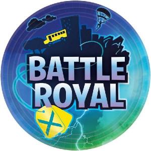 Battle Royal iso pahvilautanen 23 cm, 8 kpl