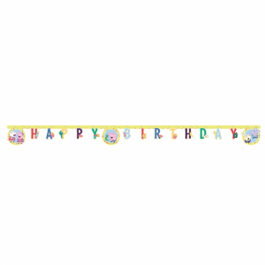 Pipsa Possu Happy Birthday banneri