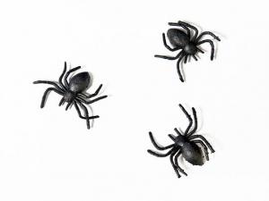 Muoviset mustat hämähäkit, 10 kpl
