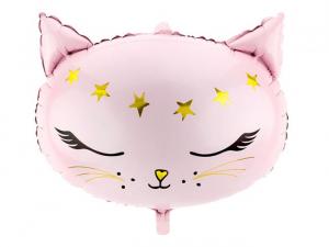 Foliopallo vaaleanpunainen kissa