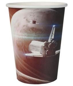 Avaruus / Astronautti pahvimukit, 10 kpl