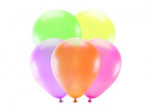 Neonväriset ilmapallot 25 cm, 5 kpl