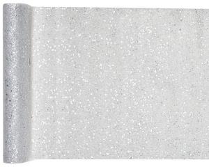Glitter kaitaliina hopeanvärinen 30 cm, 5 m