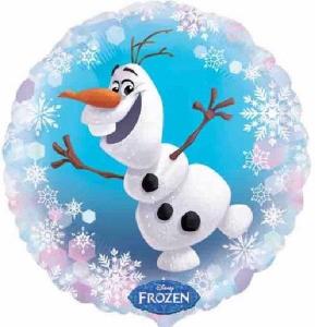 Foliopallo pyöreä Frozen Olaf