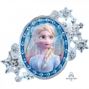 Foliopallo Frozen 2 Elsa ja Anna 2-puoleinen