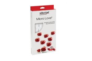 Silikomart Professionalin silikoninen Micro LOVE5 35-lokeroinen muotti