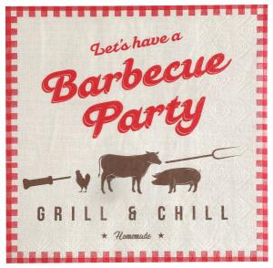 Barbecue party lautasliinat, 20 kpl