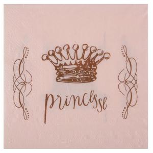 Vaaleanpunaiset Princesse lautasliinat, 20 kpl