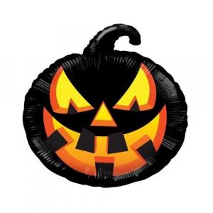 Foliopallo Halloween musta kurpitsa