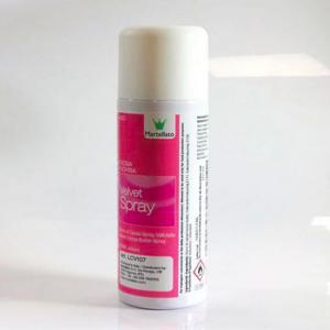 Velvet spray / suklaaspray fuksianpunainen, 400 ml
