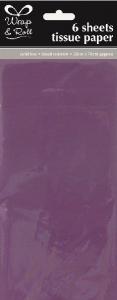 Silkkipaperi violetti n. 50x70 cm, 6 arkkia