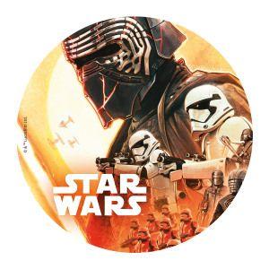 Syötävä vohvelikakkukuva Star Wars 20cm