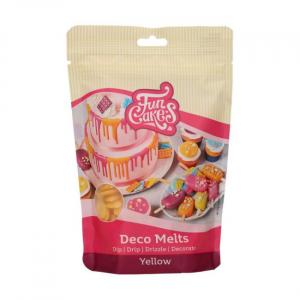 Deco Melts keltainen, 250 g - Funcakes