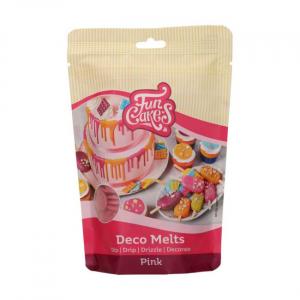 Deco Melts vaaleanpunainen, 250 g - Funcakes