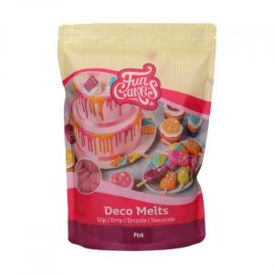 Deco Melts vaaleanpunainen, 1 kg - Funcakes