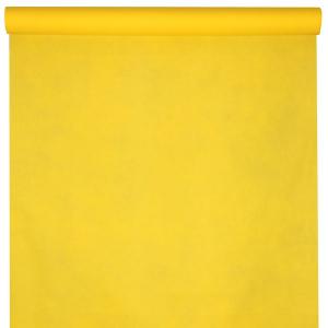 Paperinen pöytäliinarulla keltainen 120 cm, 10 metriä
