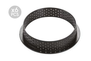 Vuokasetti Tarte Ring Round 6 vuokaa - Silikomart Professional