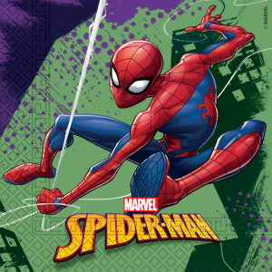 Spiderman / Hämähäkkimies "Team up" isot lautasliinat, 20 kpl